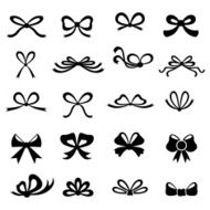 Bow ribbon set