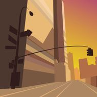 City hand drawn vector illustration N4