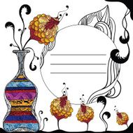 Decorative card N6