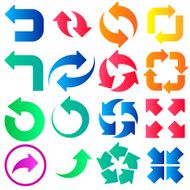Arrow signs icons N2