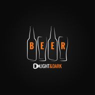 beer glass bottle ornate background