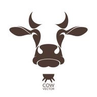 Cow Isolated animal on white background