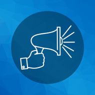 Hand Holding Megaphone N7