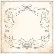 Set of vintage vector dividers N10