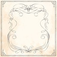 Set of vintage vector dividers N11