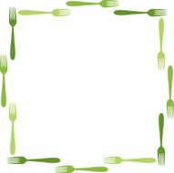 Forks Square Frame