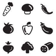 Vegetable icons N8
