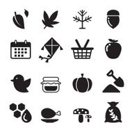 Autumn icon set N2