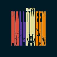 halloween background holiday design concept