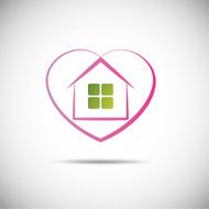 love home icon Vector design N2