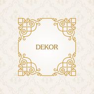 Calligraphic frame Vector vintage elegant text border N9