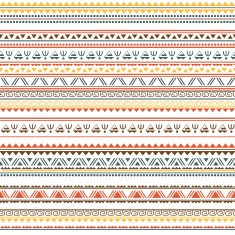 Tribal ethnic seamless pattern N9
