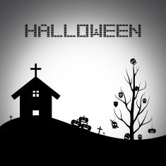 Halloween background Vector illustration N7