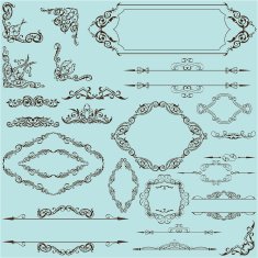 Design art elements set