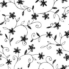 floral design pattern N164