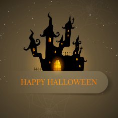 Vector Scary Halloween Design N16