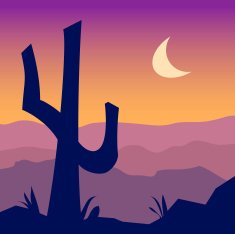 Cactus Silhouette N2