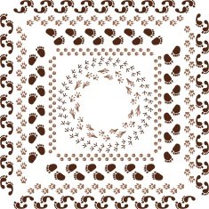 Pug marks frames