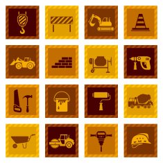 Construction icon set N10