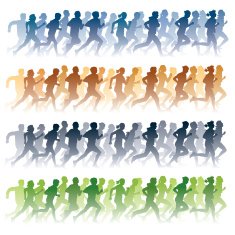 Running people N14