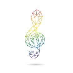 Note abstract isolated on a white backgrounds vector illustration N8