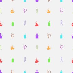 Colored vector background for hookah accessories