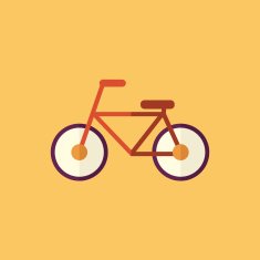 Bike Transportation Flat Icon N3
