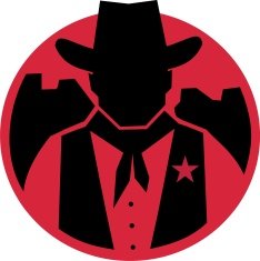 Sillouhette Cowboy Sheriff