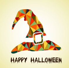 Halloween triangle background N2