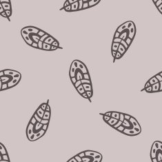 Vintage Feathers Seamless background N12
