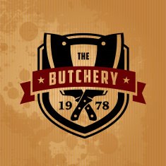 Labels of butcher shop N10