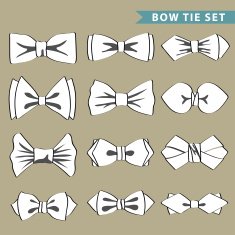 Fashion set with bow tie N4