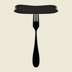 sausage on a fork icon N2