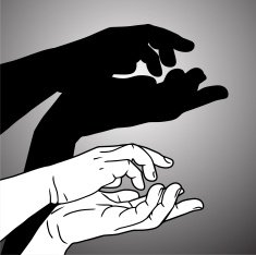 Shadow Puppet Crocodile