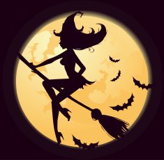 Sexy Witch Silhouette N2
