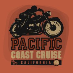 Motorcycle adventure poster
