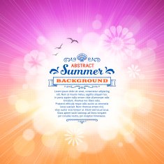 Abstract Summer Burst Background