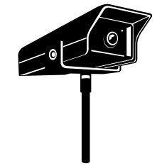 CCTV Security Camera Icon