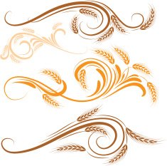 Wheat ornament N4