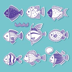 doodle fish N6