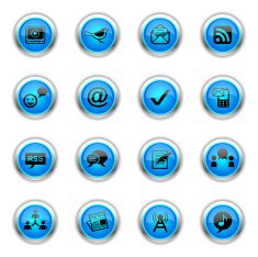 Blue Icons - Blogging