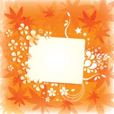 floral frame N252