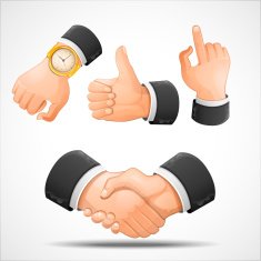 Handshake and hand gestures