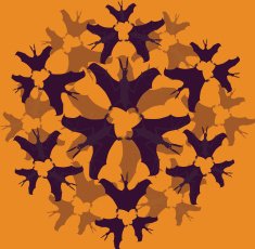 Helloween Illustration With Bats