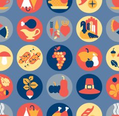 Thanksgiving seamless background N2