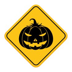 Halloween pumpkin sign N2