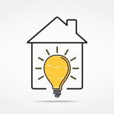 House with Light Bulb N2