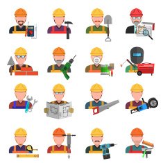 Worker Icons Set N2