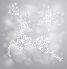 Deer and snowflake N3