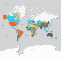 World Map With Countries N4